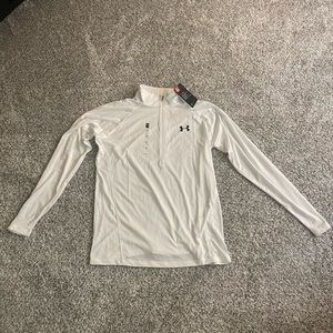 NWT under armour half zip heat gear pullover
